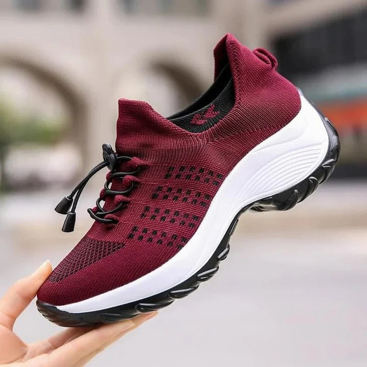 Premium-Sneaker – Atmungsaktives Mesh, Fußgewölbeunterstützung & stoßdämpfende Sohle