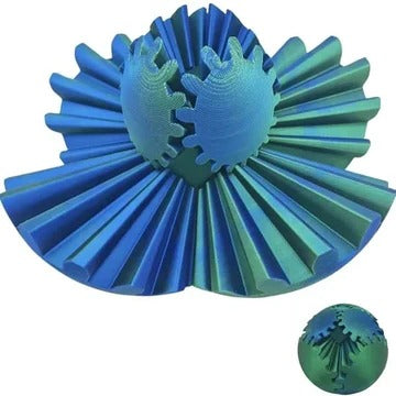 Steampunk hvirvlende vidunder fidget, tandhjulsbold