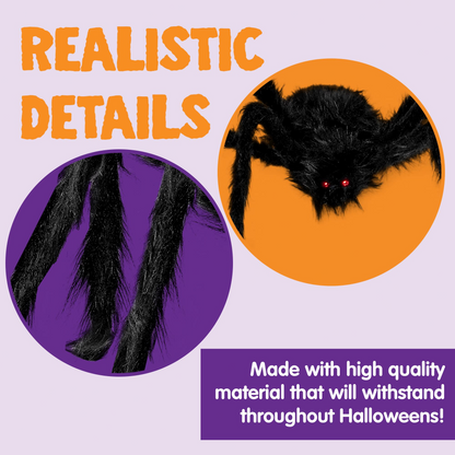 Huge 5-feet Black Hairy Spider – Ventayo