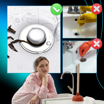 פקק כיור קופץ לבידוד ריחות