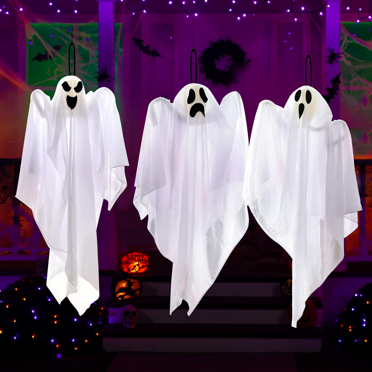 25.5in Hanging Ghosts, 3 Pack – Ventayo