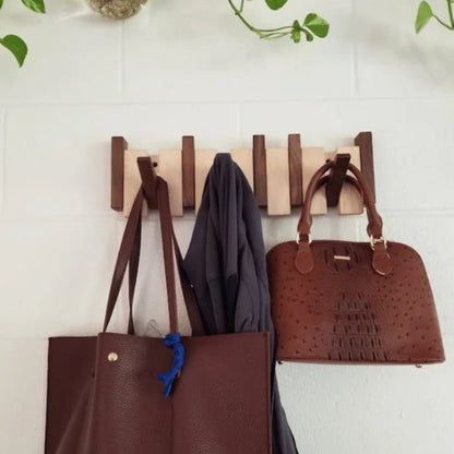 Porte-manteau en bois fait main