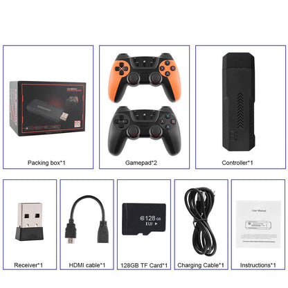 Retro Video Game Console 4k With Two Controllers - 41000 Games