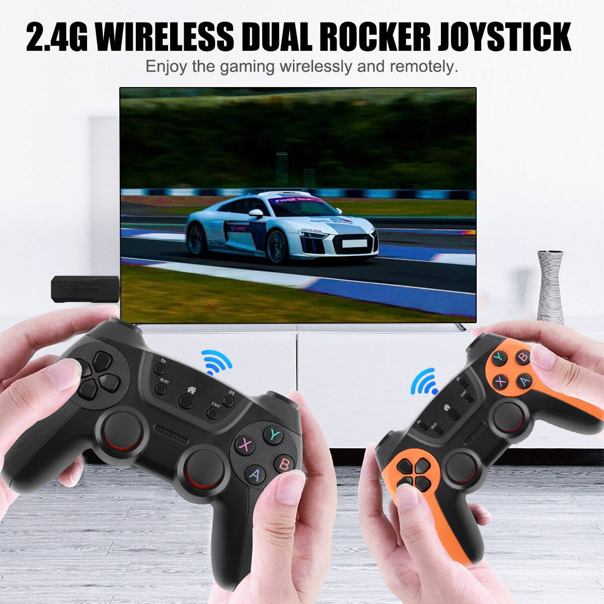 Retro Video Game Console 4k With Two Controllers - 41000 Games