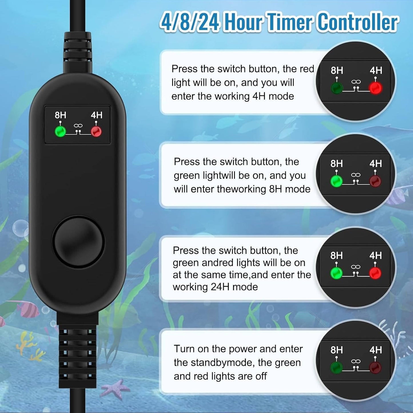 Aquarium Fish Tank Submersible Water Pump