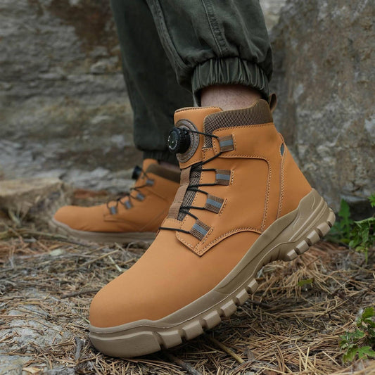 Steel Toe Work Boots Waterproof Slip Resistant