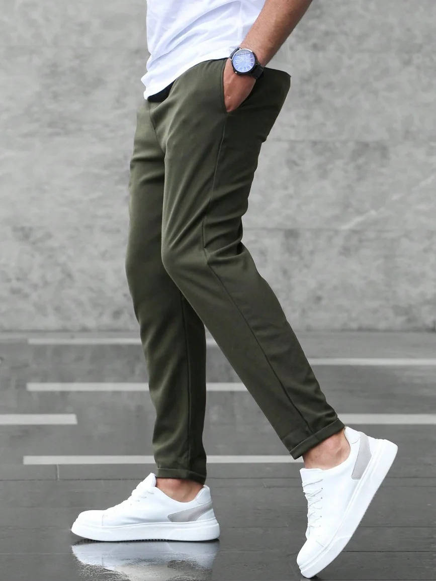 Men's Casual Stretch Pants Flexible And Elegant