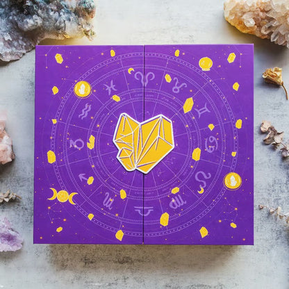 MysticMoon Halloween Countdown Crystal Box – 31 Days of Magic