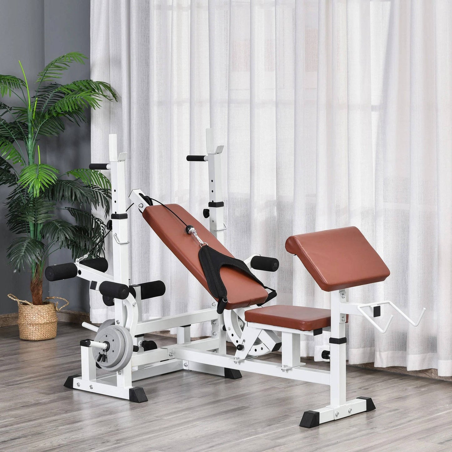 Preacher Curl And Chest Bench For Home