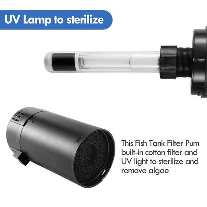 Aquarium Fish Tank Submersible Water Pump