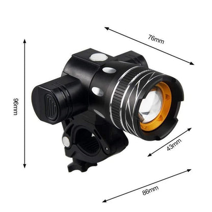 Brightest LED Bike Headlight – Powerful Front Bicycle Light for Night Cycling Safety