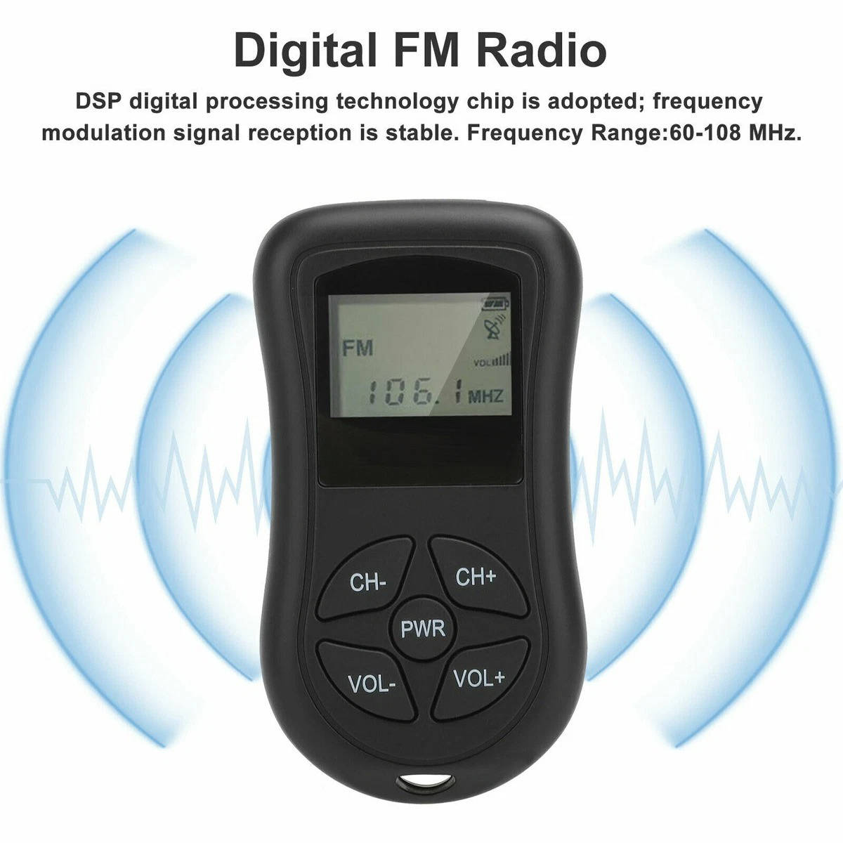 Portable Mini Pocket Radio AM/FM