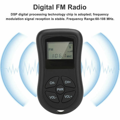 Portable Mini Pocket Radio AM/FM