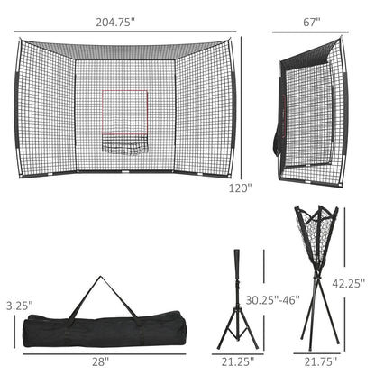 Softball And Baseball Net Set