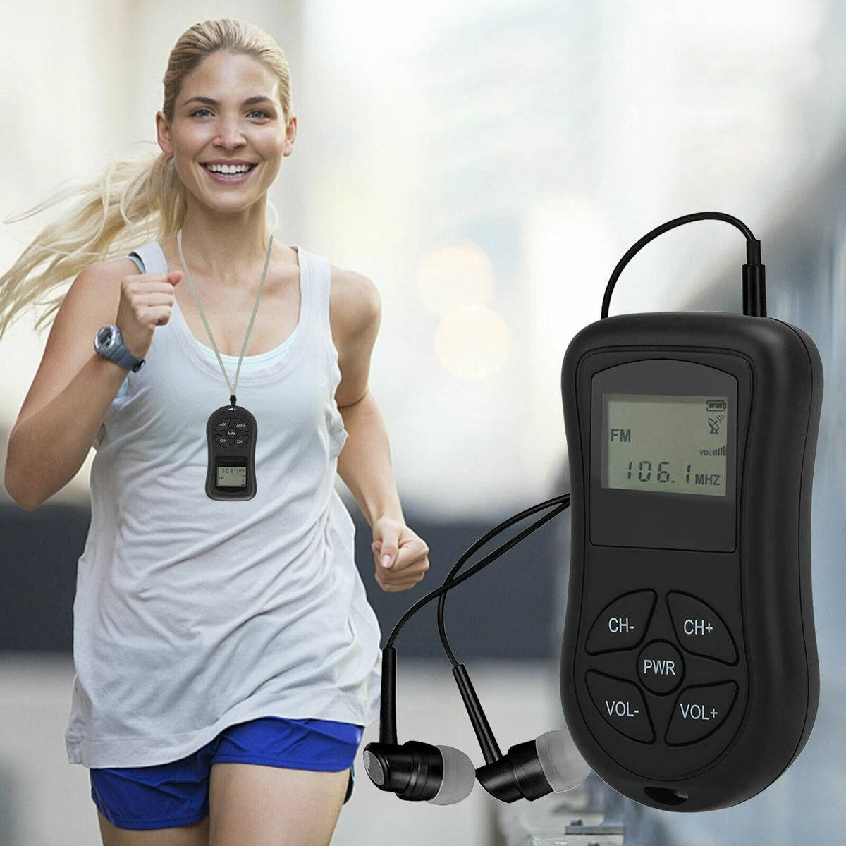Portable Mini Pocket Radio AM/FM