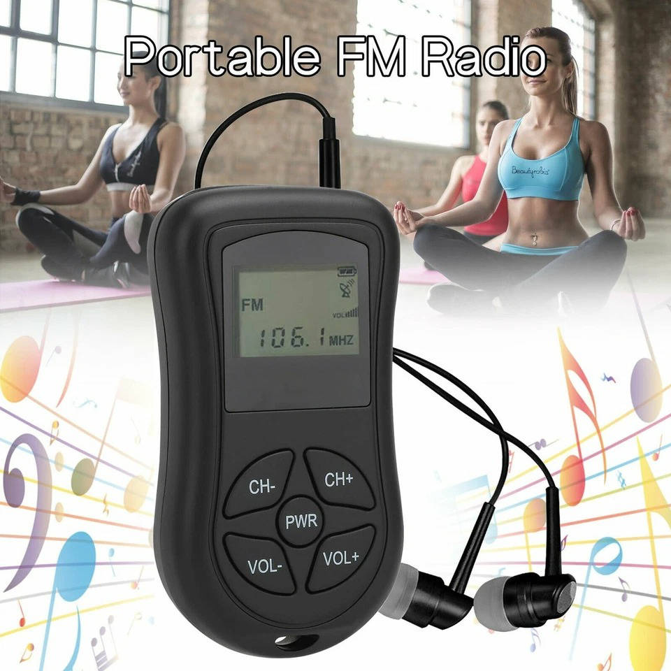 Portable Mini Pocket Radio AM/FM