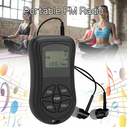 Portable Mini Pocket Radio AM/FM