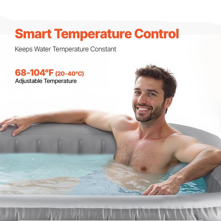 Portable  6 Person Inflatable Hot Tub Spa