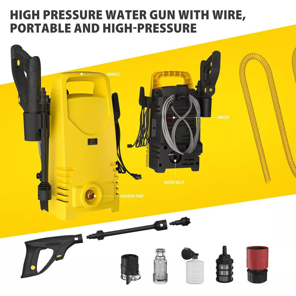 Powerful Electric Pressure Washer 5000 PSI