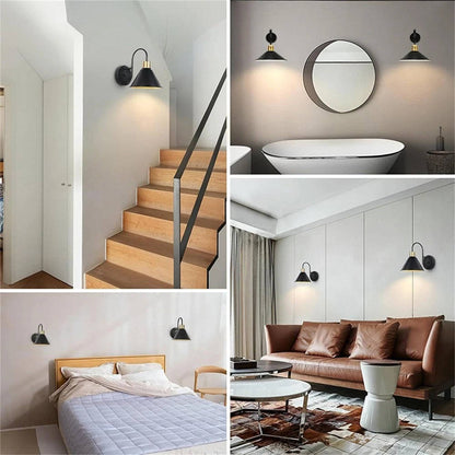 2PKS Battery Operated Wall Sconces with Remote Dimmable Wireless LED Wall Lamp