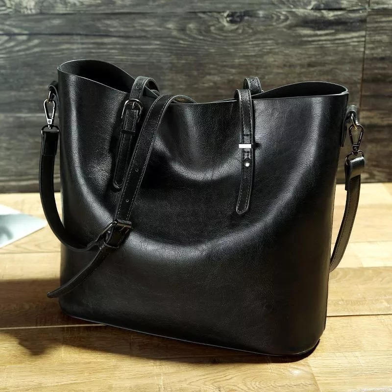 Women's Vintage Leather Tote Bag