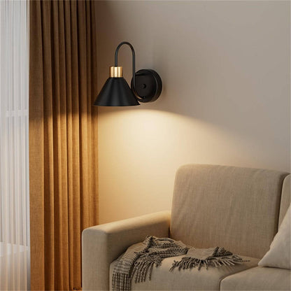 2PKS Battery Operated Wall Sconces with Remote Dimmable Wireless LED Wall Lamp