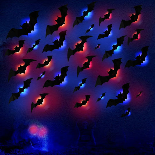Ventayo – Glowing 3D Bats for Enchanted Walls (12 Pcs Set)