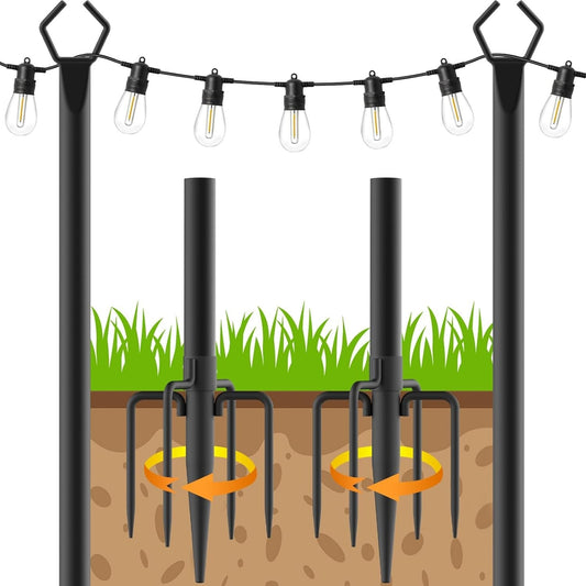 String Light Poles