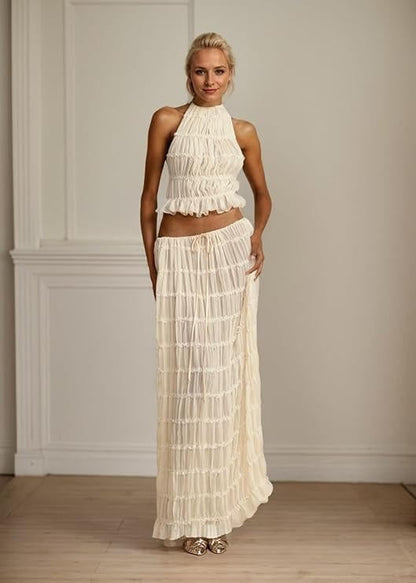 Boho Backless Maxi Summer Dress
