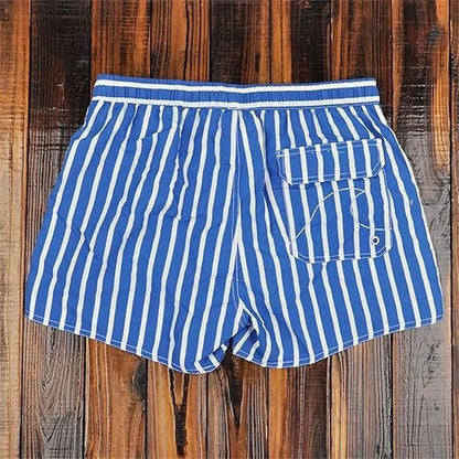 Striped Men's Swim Shorts