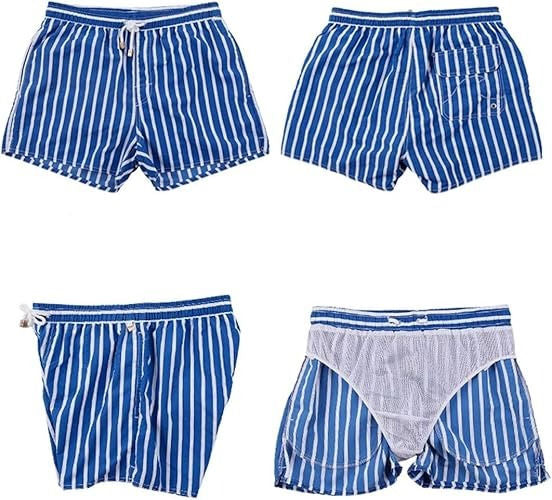 Striped Men's Swim Shorts