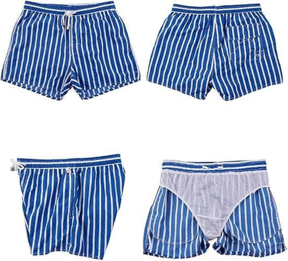 Striped Men's Swim Shorts