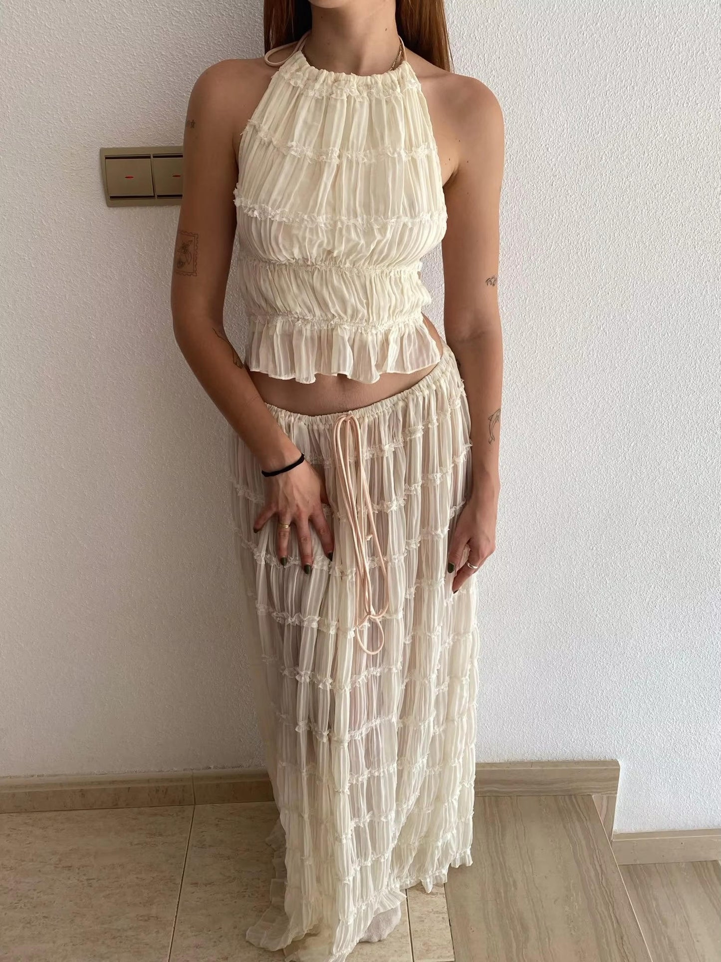 Boho Backless Maxi Summer Dress