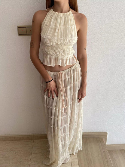 Boho Backless Maxi Summer Dress