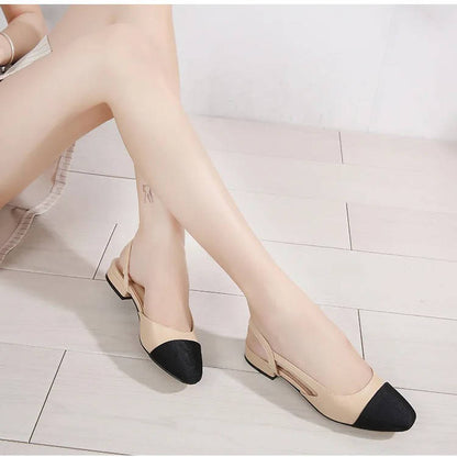 Women's Cap Toe Slingback Flats