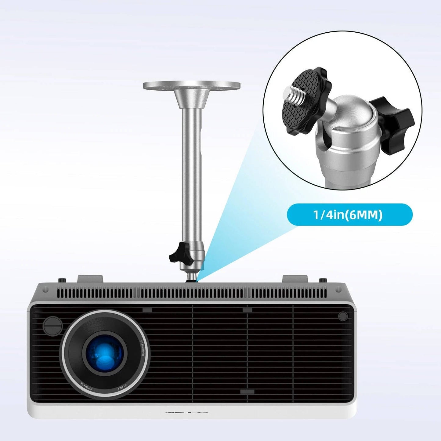 Universal Aluminium Projector Ceiling Mount