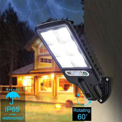 3PCS Outdoor Solar Wall Light LED Motion Sensor
