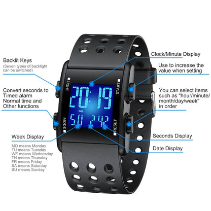 Men's Digital Sports Watch