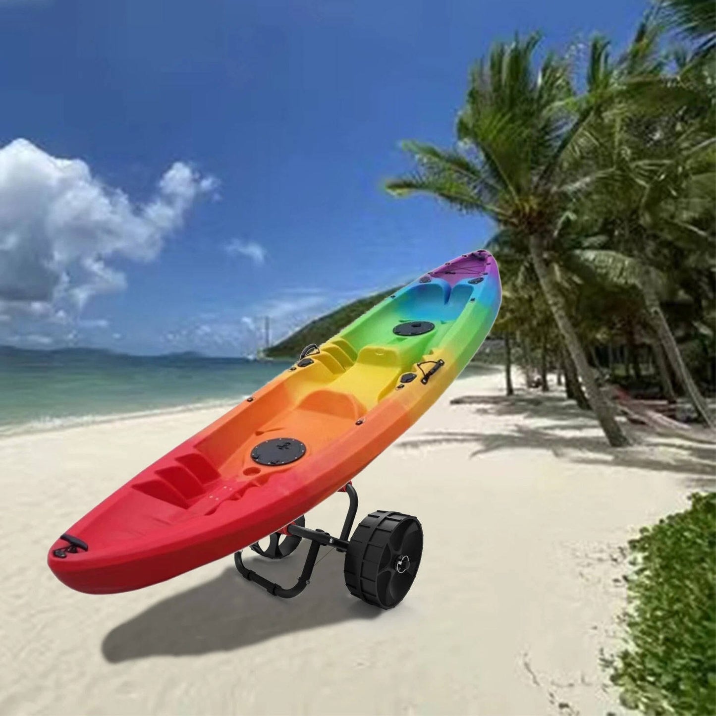 Heavy Duty Kayak Canoe Cart Wheels