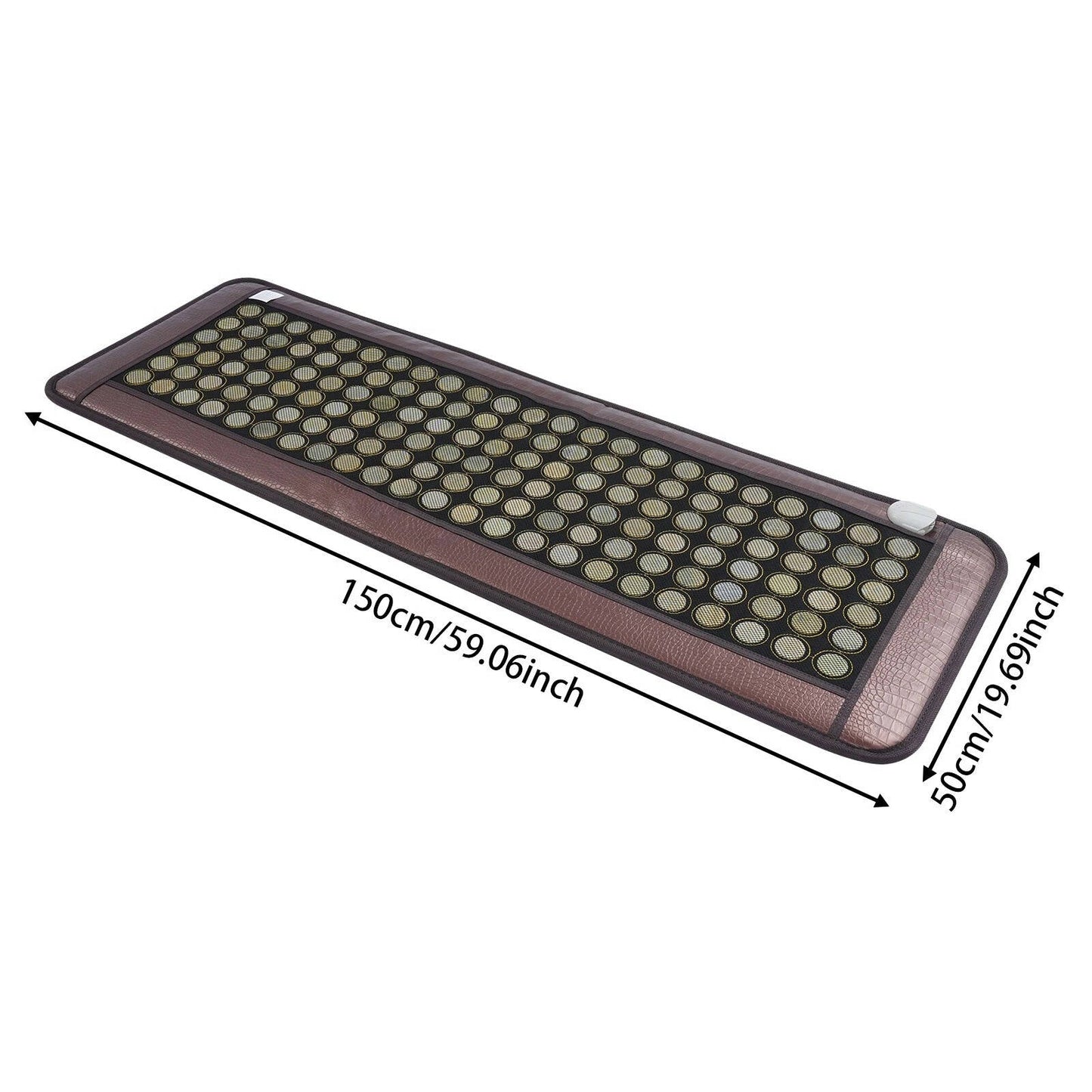 Jade Tourmaline Stone Far Infrared Therapy Mat Electric Heating Pad