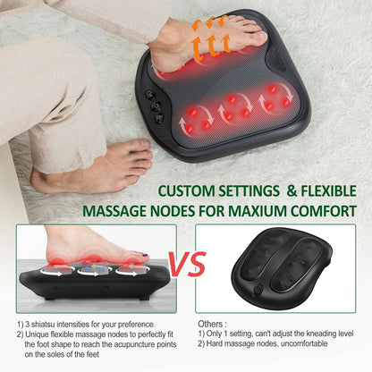 Foot Massager Machine with Heat Deep Kneading