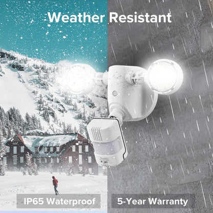 Motion Sensor LED Security Lights 15W Dusk to Dawn Outdoor Floodlight