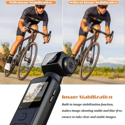 4K Body Camera with External Microphone