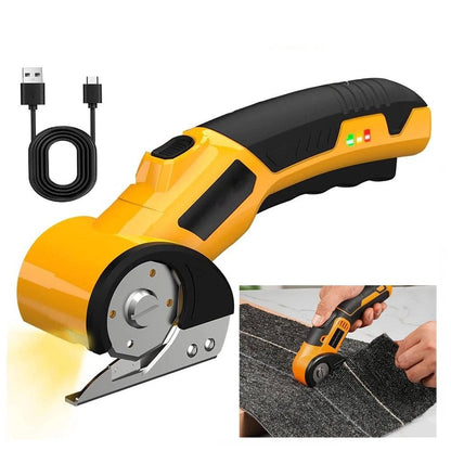 Cordless Rechargeable Electric Scissors For Fabric Leather Carpet And Cardboard