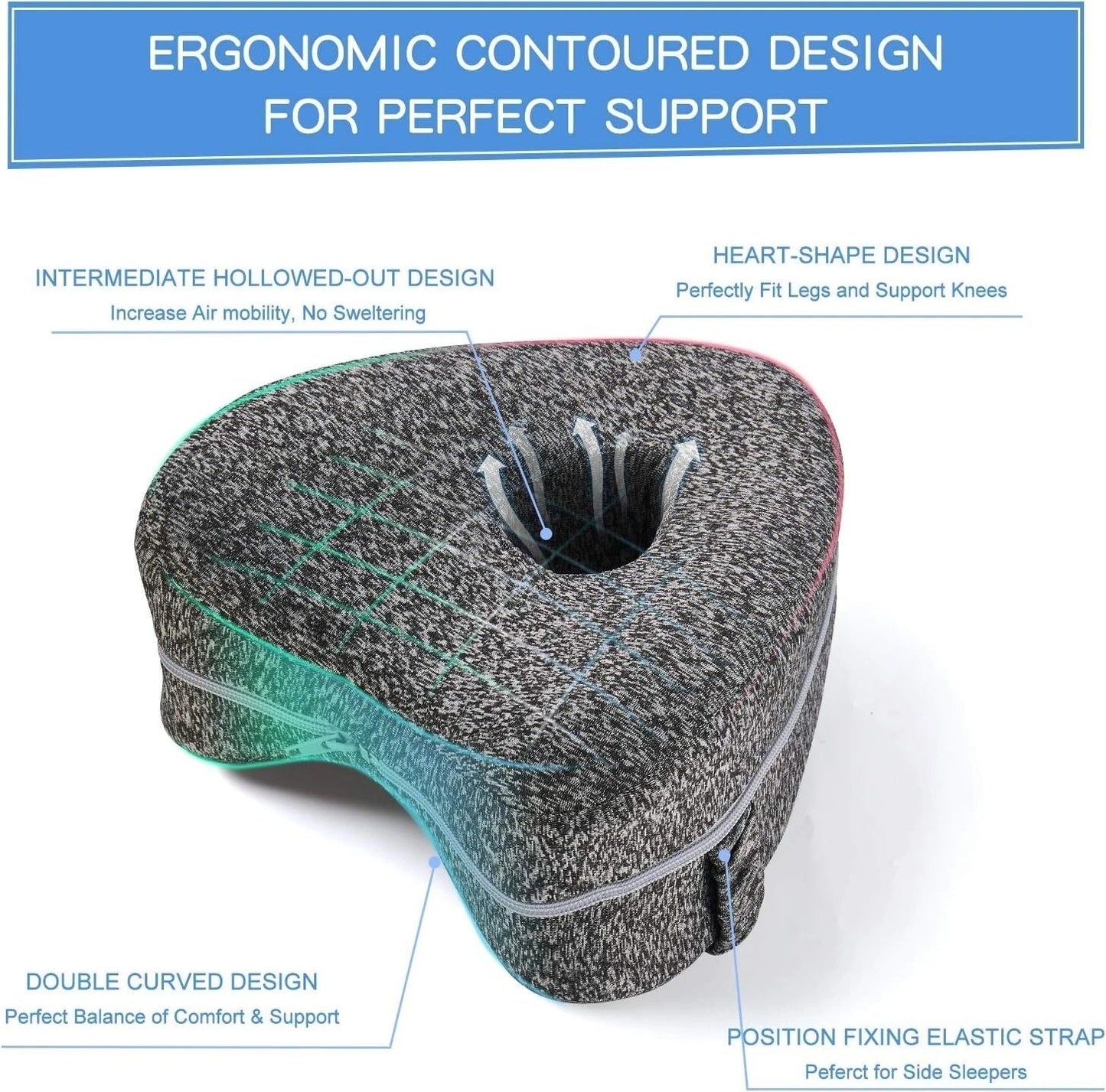 Orthopedic Knee Pillow for Sleeping