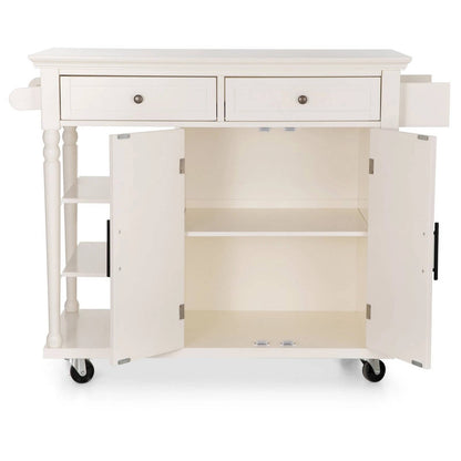 Kitchen Island Kitchen Cart on Wheel with Storage