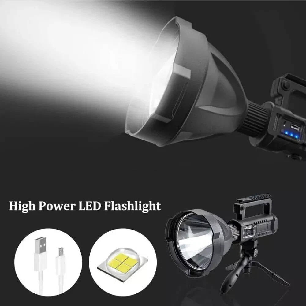 Super Bright LED Searchlight Handheld Flashlight