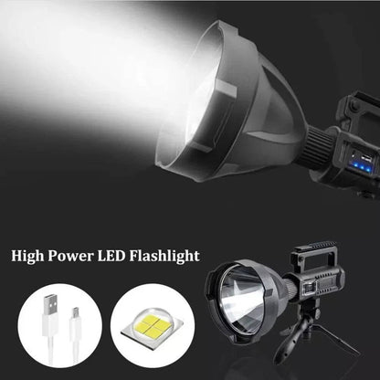 Super Bright LED Searchlight Handheld Flashlight