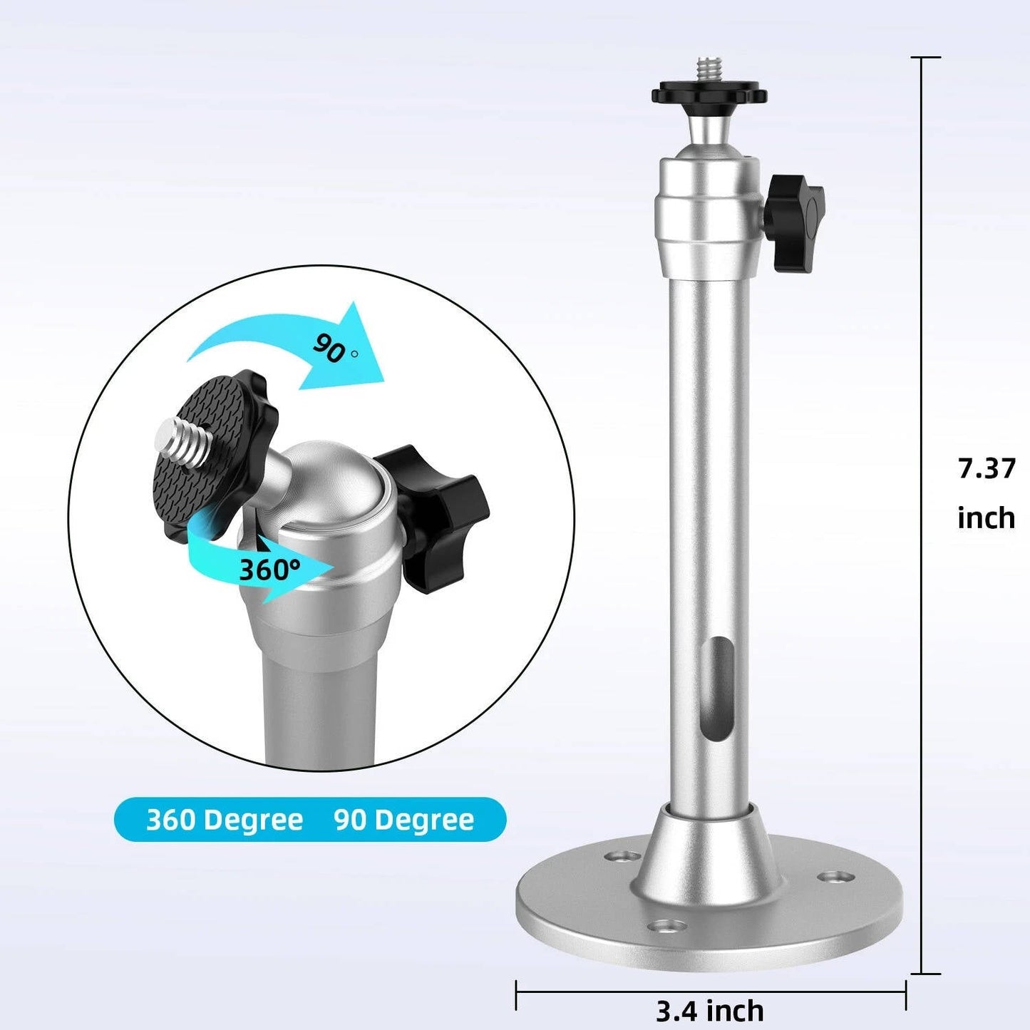 Universal Aluminium Projector Ceiling Mount