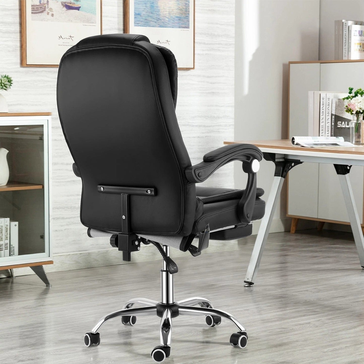 Ergonomic Office Chair with Massage – Lumbar Support & Reclining Function